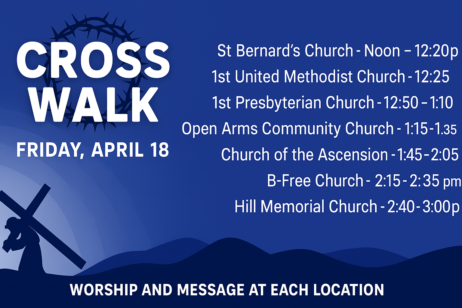 CrossWalk 2025 in Bradford PA