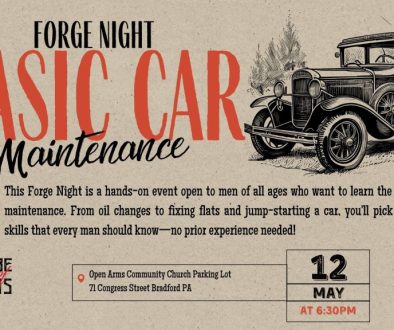 Basic Car Maintenance for Men - Forge Night - Tribe of Lions