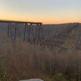 Just a short drive away, walk the incredible Skywalk over the remnants of the historic railroad trestle. It’s one of the “Top 10 Most Beautiful Skywalks in the World.”