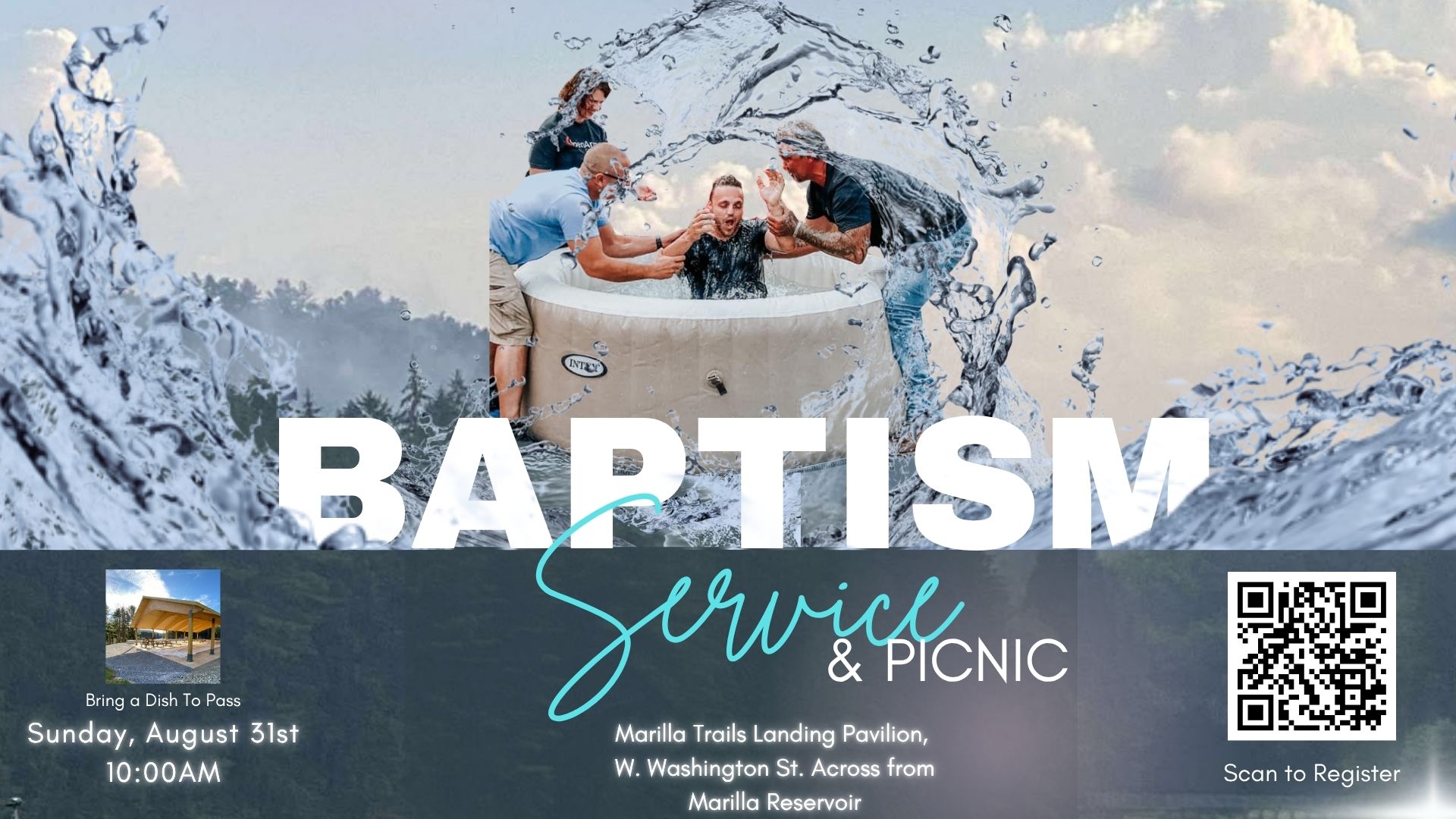 baptism Open Arms community church bradford pa