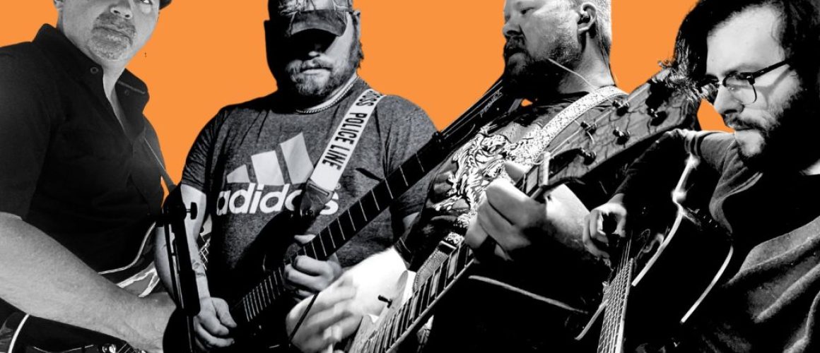Orange Black Retro Live Music Flyer (Presentation)