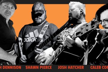 Orange Black Retro Live Music Flyer (Presentation)