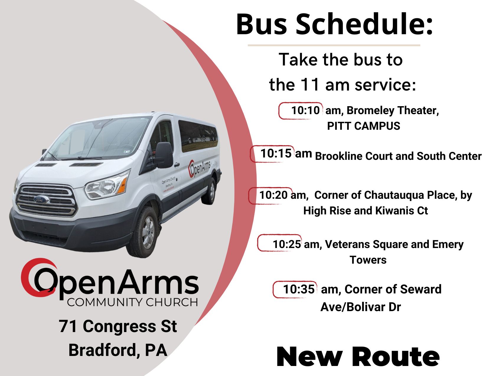 Bus Schedule