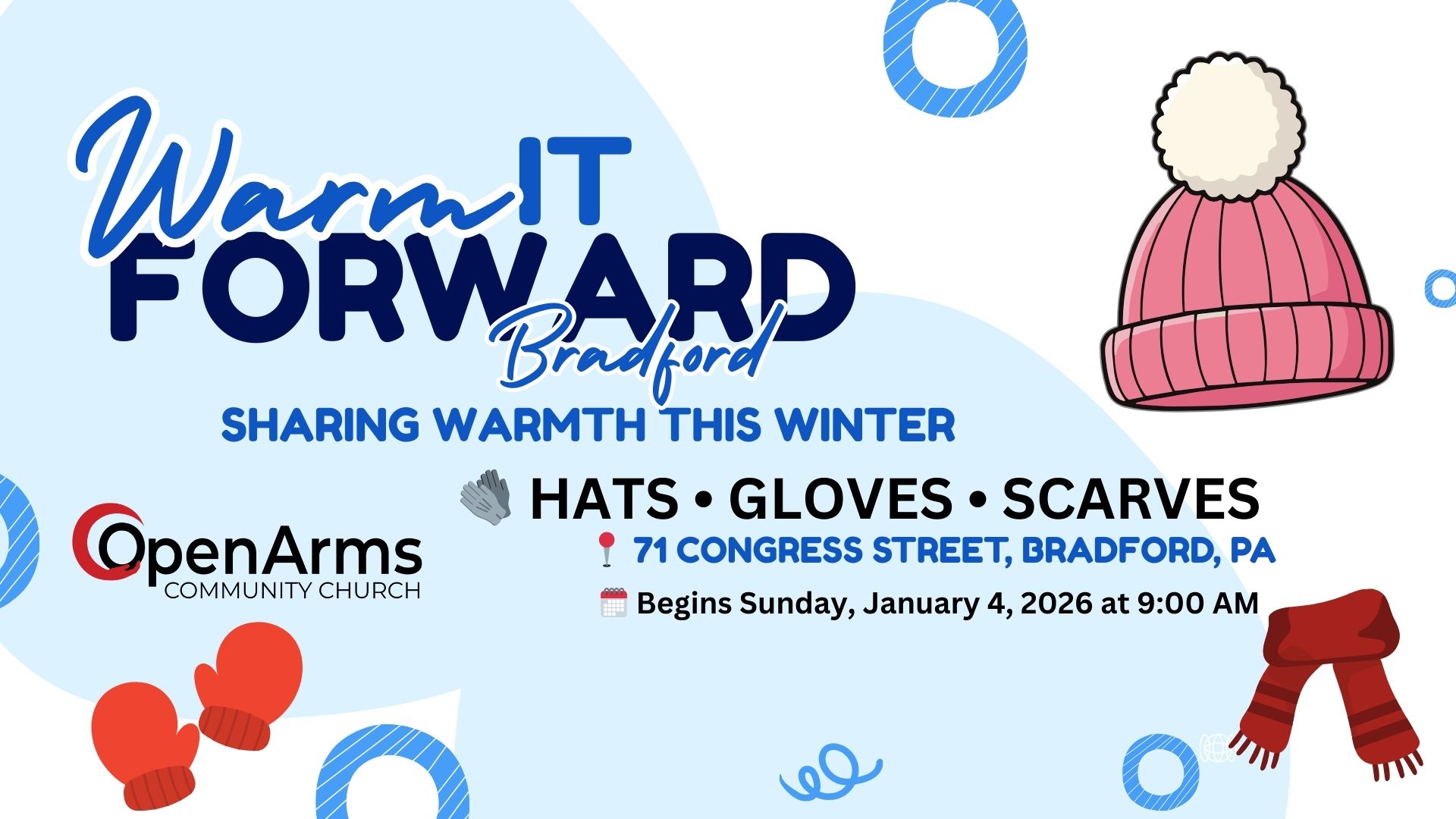 warm it forward bradford