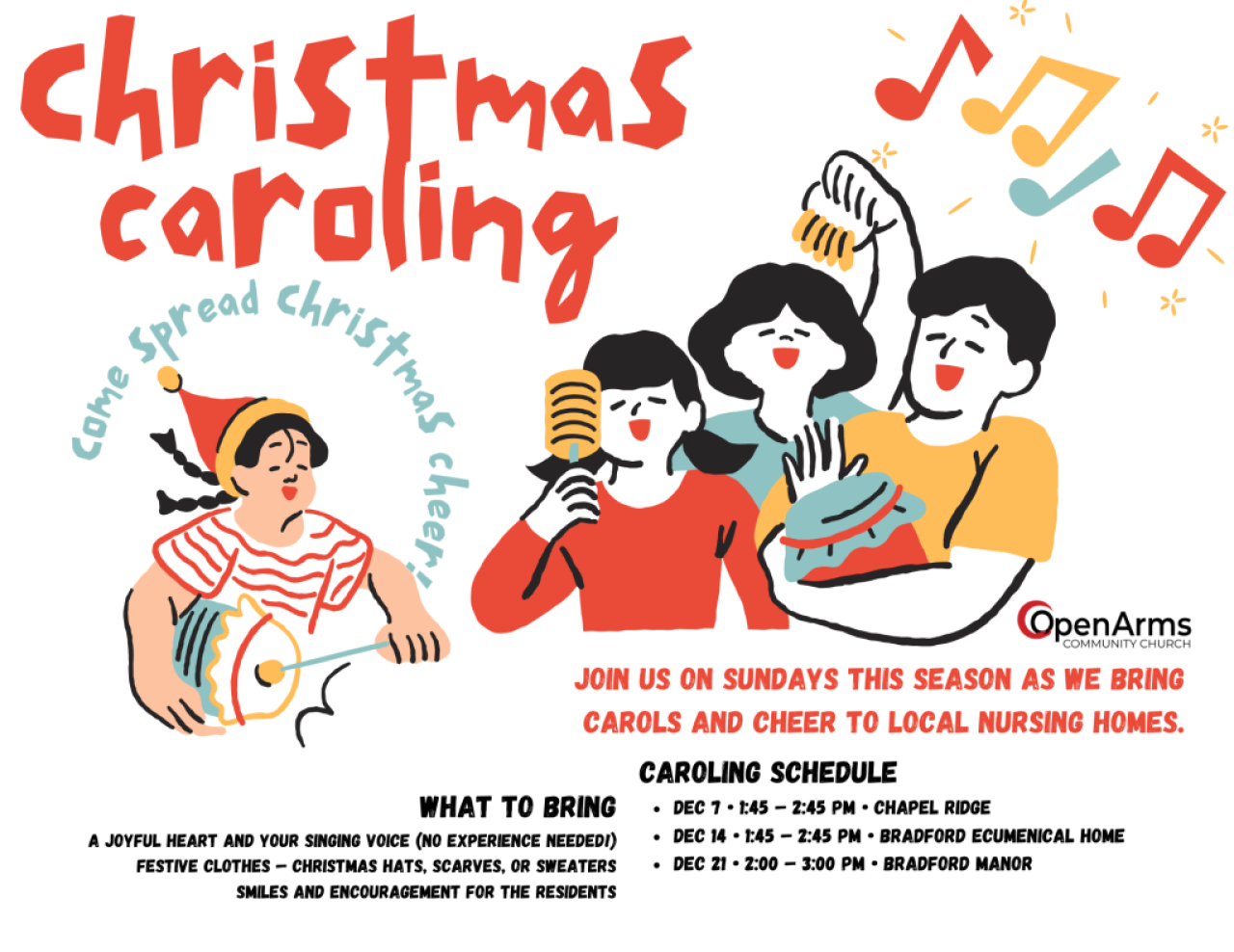 Christmas Caroling Flyet