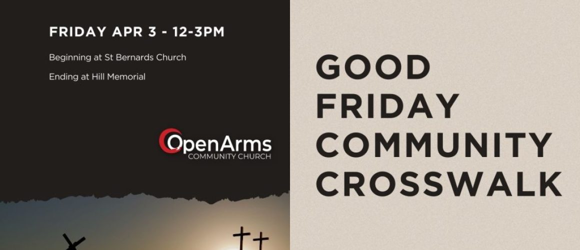 Good Friday Crosswalk Bradford PA