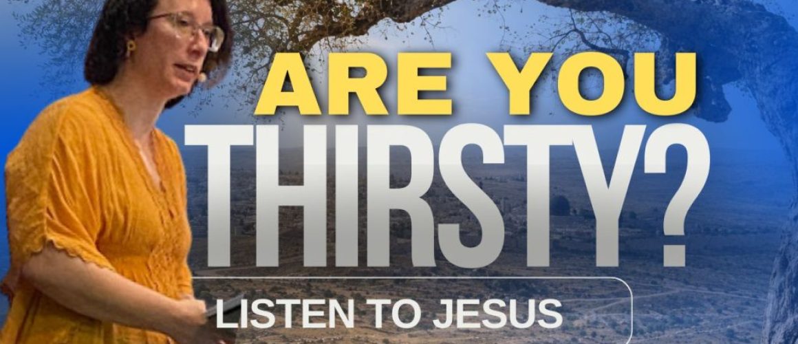 Melissa Robinson preaching Living Water sermon from John 4 at Open Arms Community Church in Bradford PA