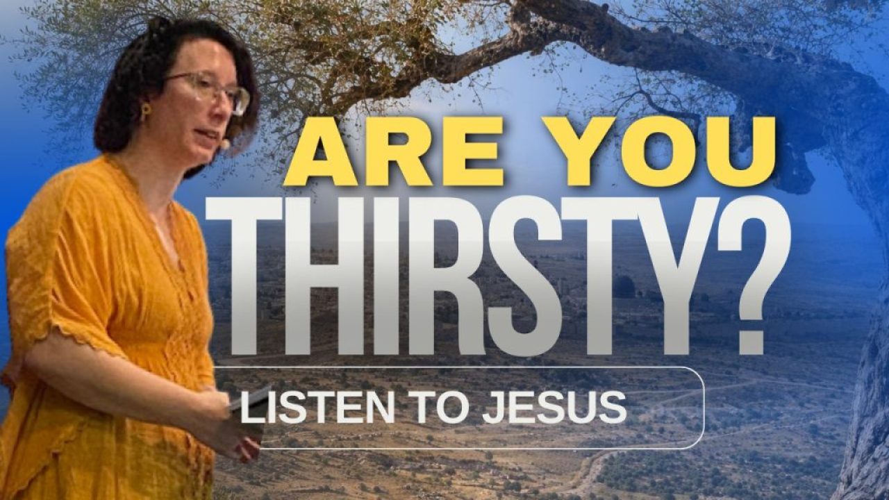 Melissa Robinson preaching Living Water sermon from John 4 at Open Arms Community Church in Bradford PA