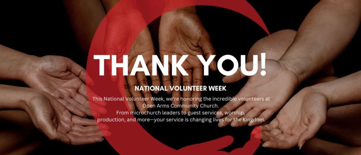 national volunteer week - open arms church in bradford pa