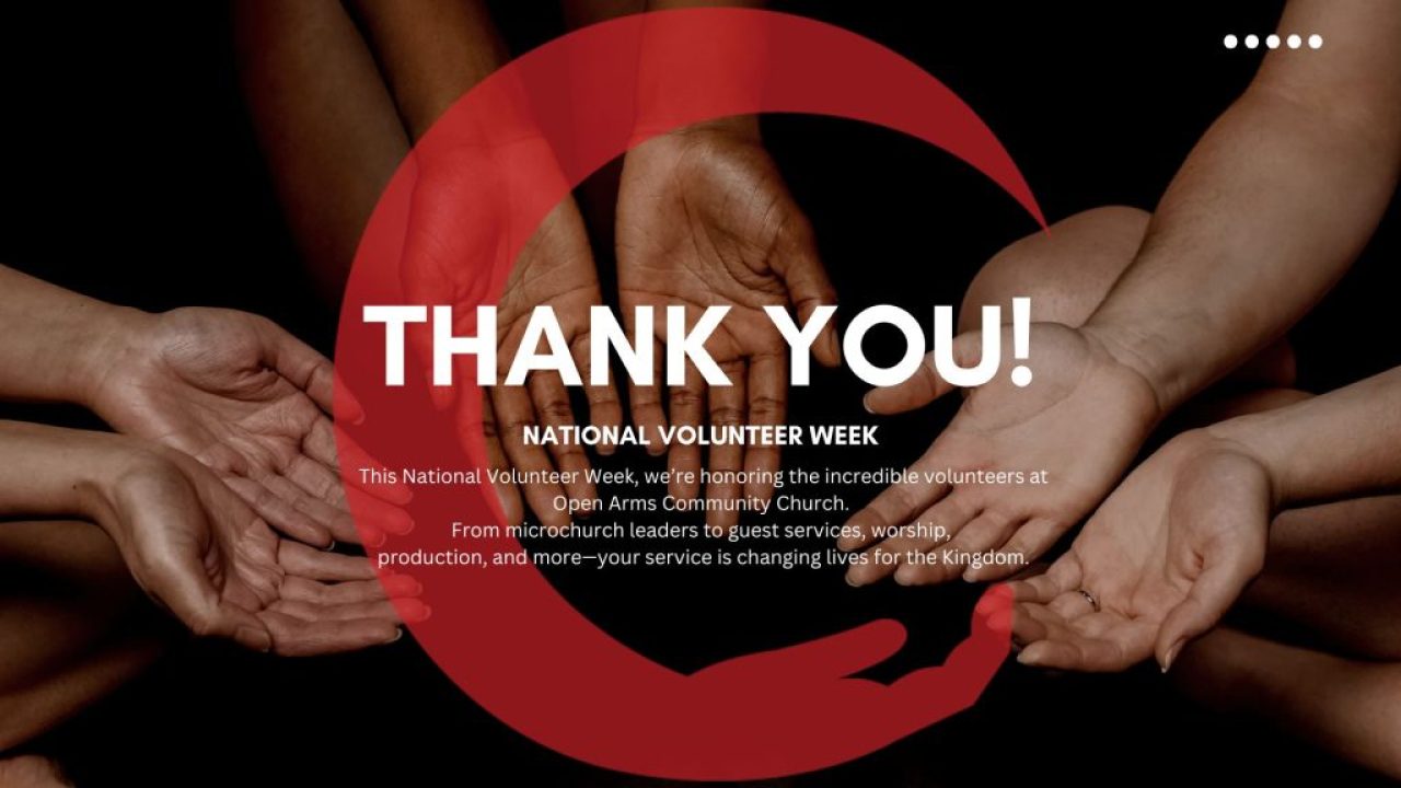 national volunteer week - open arms church in bradford pa