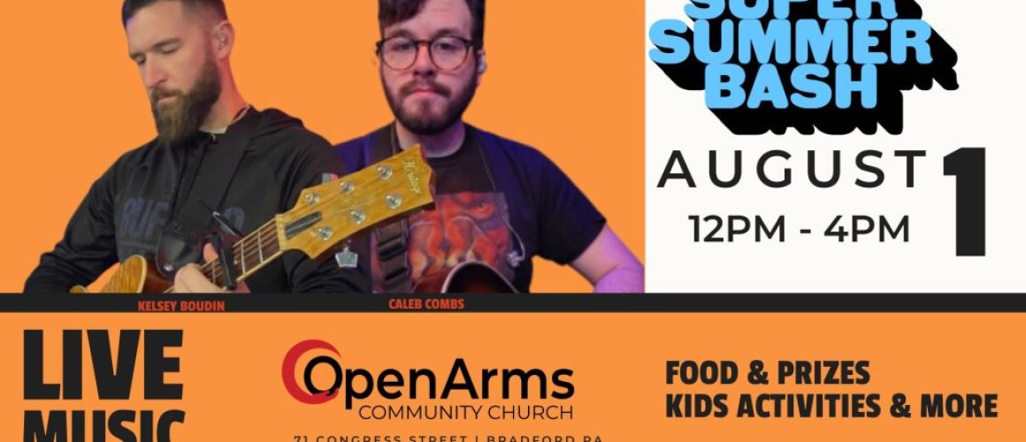 Orange Black Retro Live Music Flyer (Presentation)