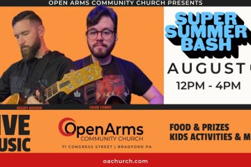 Orange Black Retro Live Music Flyer (Presentation)