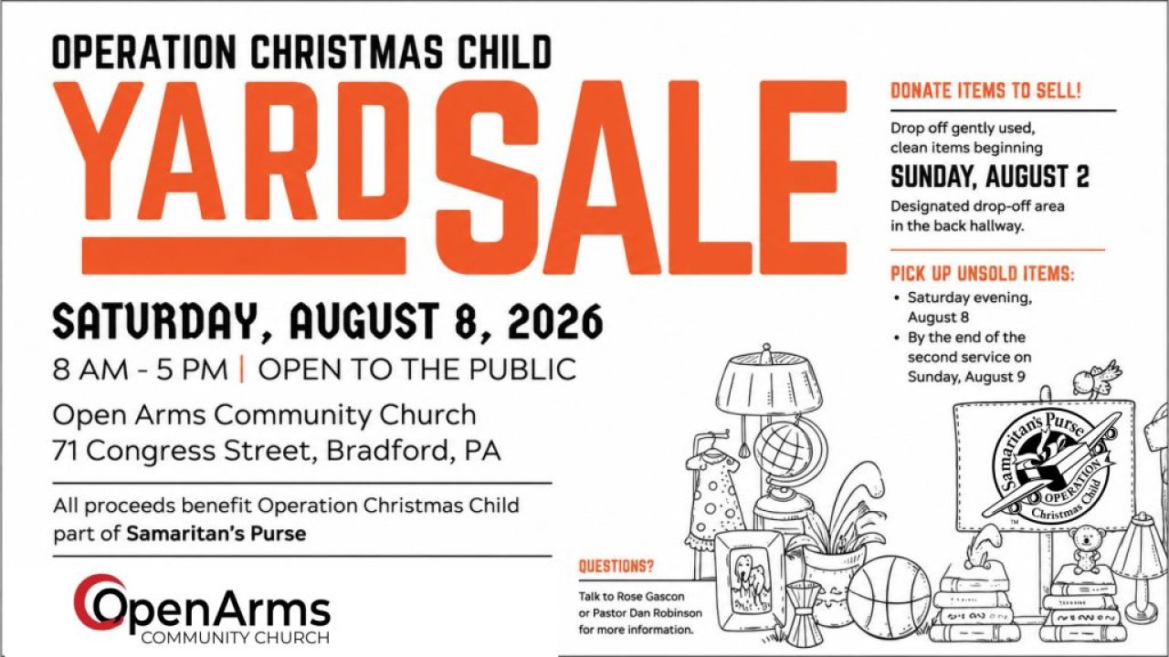 Yard Sale Bradford PA
