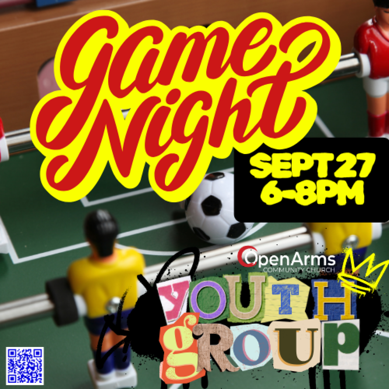 youth group game night september 27